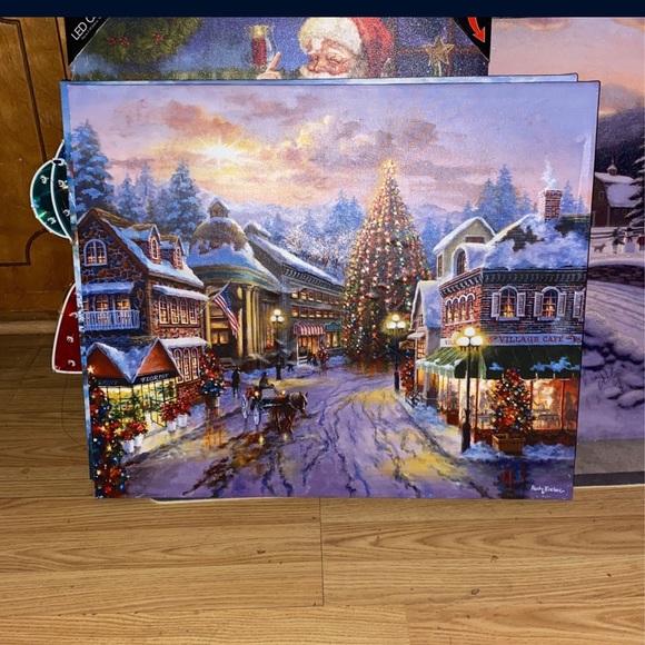Lighted Christmas Canvas - Picture 1 of 1
